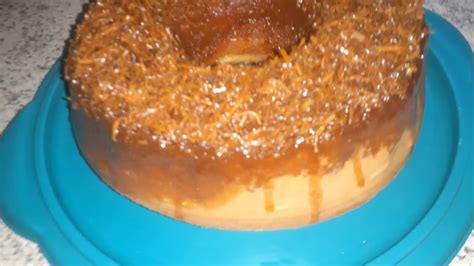 Bolo De Coco Caramelizado Youtube