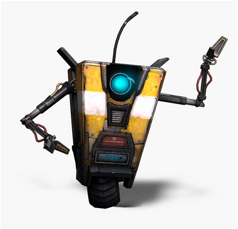 Claptrap Borderlands 2 Claptrap Hd Png Download Kindpng