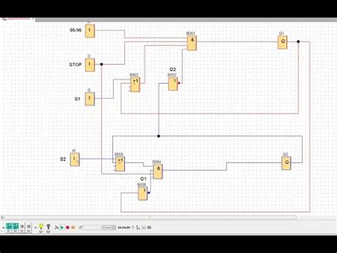 Arranque De Motor Con Inversion De Giro En Diagrama De Funciones