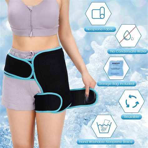 Buy Hip Brace With Hot Cold Pack For Injuries Reusable Hip Ice Pack Wrap For Women Men Hip Gel