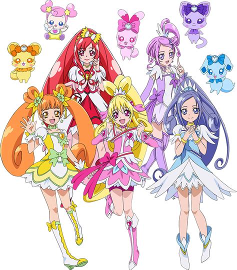 Image - Pretty Cure All Stars Haru no Carnival Doki Doki group.png | Magical Girl (Mahou Shoujo ...