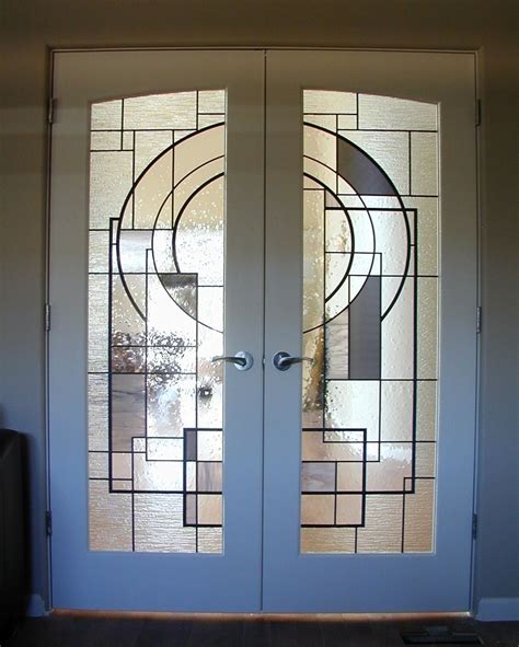 french doors with leaded glass - Builders Villa