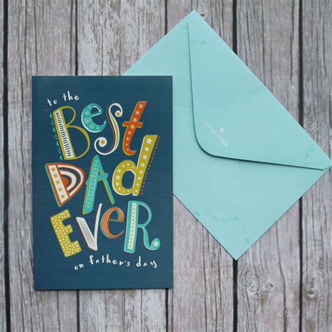 Trendy Fathers Day Card Garlanna Greeting Cards