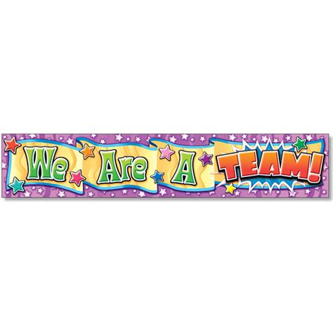 We Are A Team Banner - NST1204 | North Star Teacher Resource