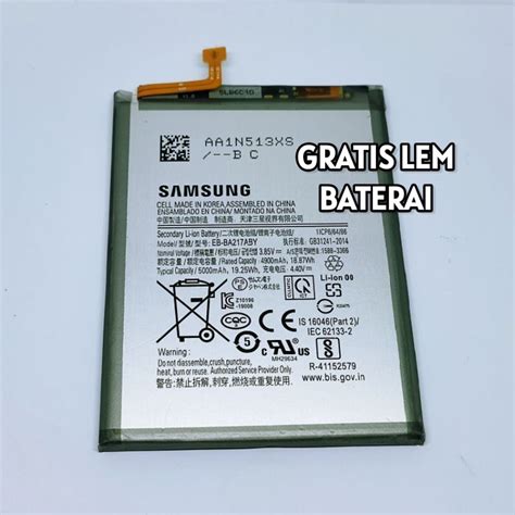 Jual Baterai Batre Samsung A13 A21s A12 A02 4g M02 M12 Eb Ba217aby