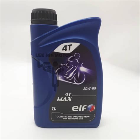 ELF 4T MAX 20W 50 MOTORCYCLE ENGINE OIL 1L Lee Hin Motor