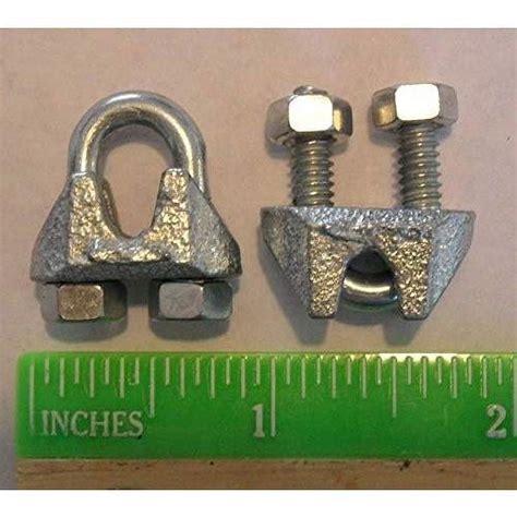 Cable Clamps U Bolts Galvanized Clamps Steel Aircraft Cable Wire Clips U Bolts 1 8 Cable