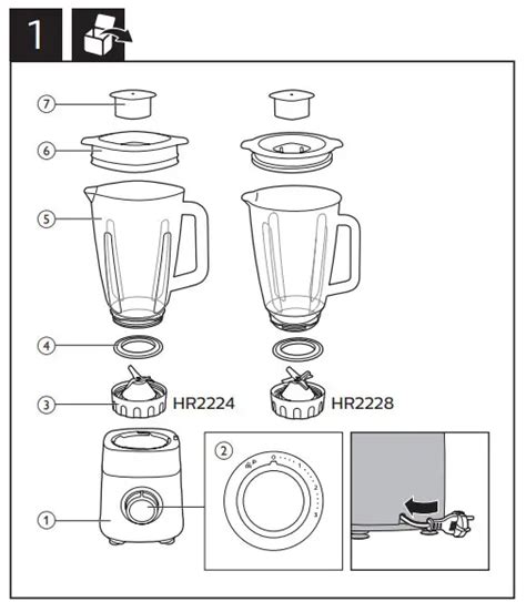 PHILIPS HR2224 Blender User Manual