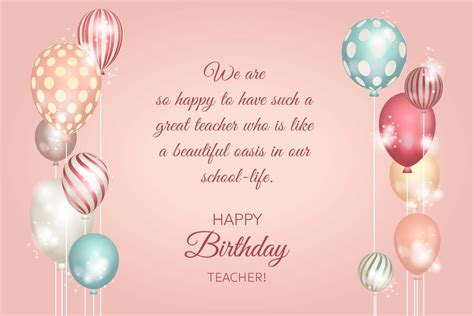 Happy Birthday Teacher Wallpapers Wallpaper Cave