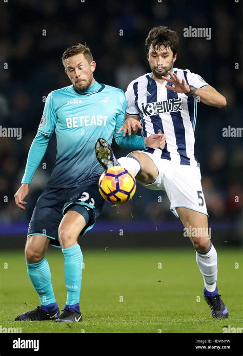 Swansea Citys Left Right Gylfi Sigurdsson Hi Res Stock Photography And