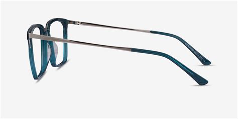 Metaphor Square Teal Glasses for Men | Eyebuydirect