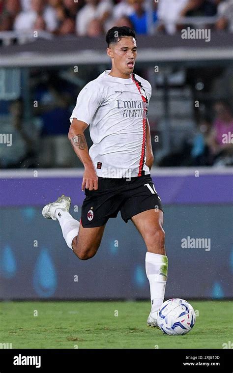 Bologna Italy 21st Aug 2023 Tijjani Reijnders Of AC Milan During