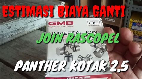 Biaya Ganti Joint Cross Copel Panther Youtube