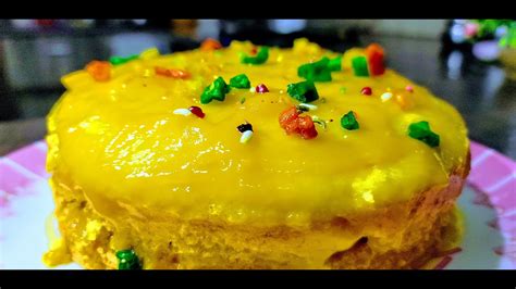 Mango Cake Recipe Eggless Mango Cake Without Oven Aahaar Youtube