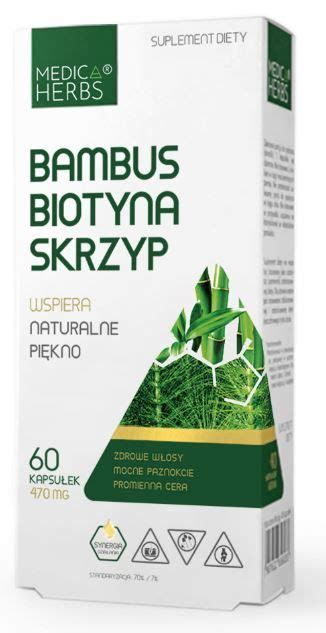 Medica Herbs Bambus Biotyna Skrzyp W Osy Kaps Erli Pl