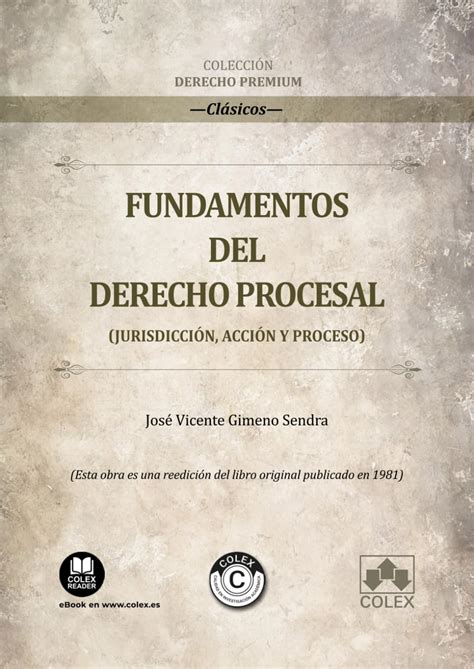 Fundamentos Del Derecho Procesal Jurisdicci N Acci N Y Proceso