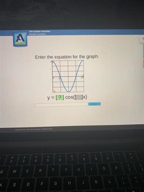 Solved The Cosine Function Periodic Functions A Aceilus Chegg