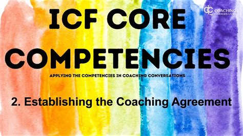 ICF Core Competency 2 Coaching Agreement How To Coach Series The