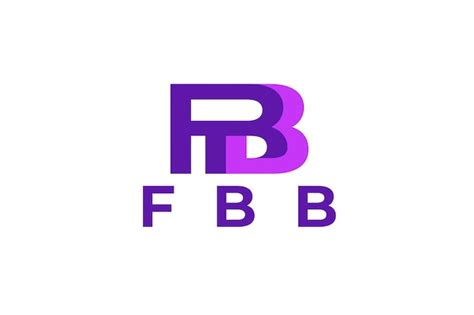 Dise O Del Logotipo De La Plantilla Vectorial De Letras Fbb Vector