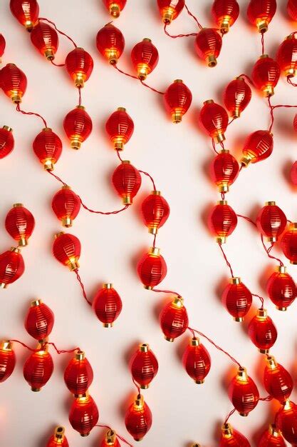 Premium Ai Image Red Paper Lanterns With The Words The Name Of The