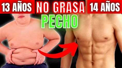 Como Bajar La Grasa Del Pecho Con Simples Pasos Siendo Adolescente