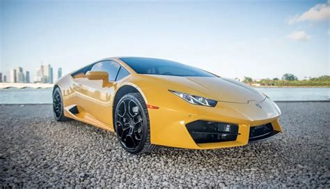 Lamborghini Huracan Yellow Monaco - Premier Auto Rentals France