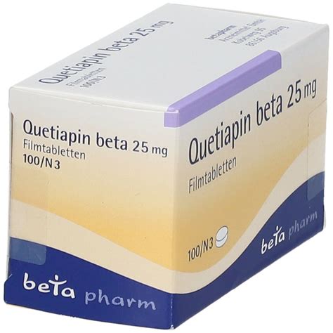 Quetiapin Beta Mg Filmtabletten St Mit Dem E Rezept Kaufen