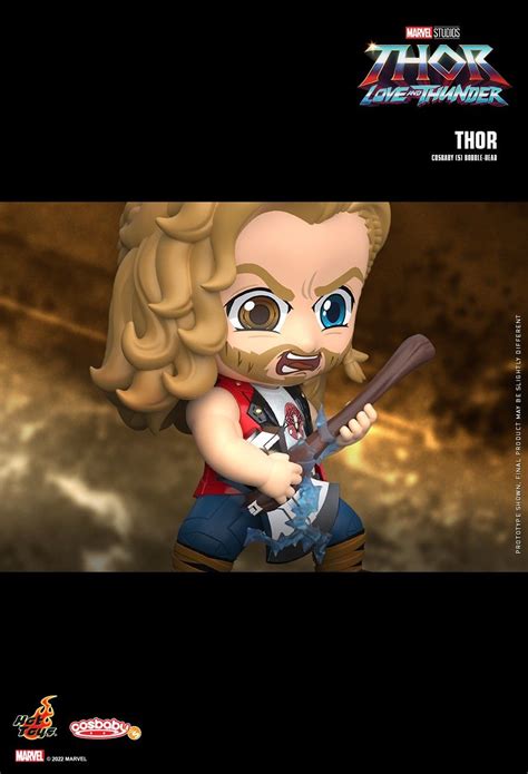 Hot Toys THOR LOVE AND THUNDER COSBABY S BOBBLE HEAD