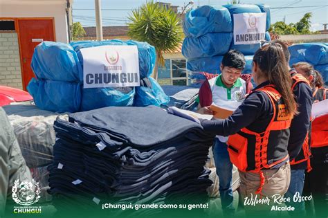 Municipalidad de Chungui recepcionó frazadas para personas vulnerables