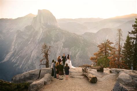 Intimate Wedding At Glacier Point Yosemite Wedding Yosemite