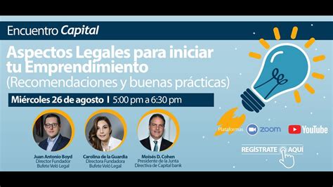 Aspectos Legales Para Iniciar Tu Emprendimiento Recomendaciones Y