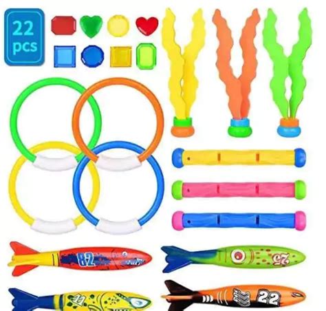 Jouets De Plong E En Piscine Pour Enfants Ensemble D Accessoires De