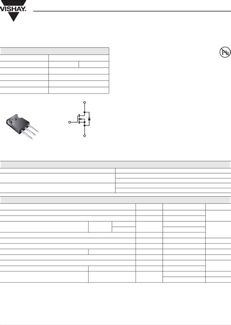 IRFP044 Datasheet By Vishay Siliconix Digi Key Electronics