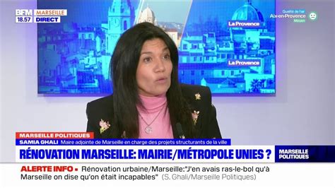 Marseille Politiques L Mission Du Avec Samia Ghali