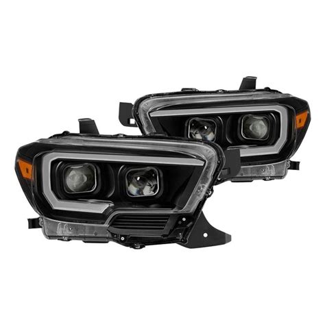 Spyder Toyota Tacoma 2019 Black Projector Headlights