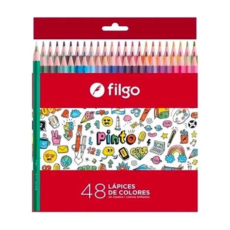 Lapices Filgo Pinto X Colores Largos Penbox