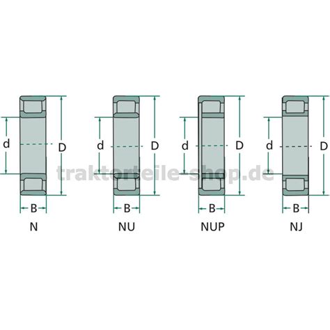 Zylinderrollenlager, NJ212-E-XL-TVP2, Baureihe N 2, NJ 2, NU 2, N
