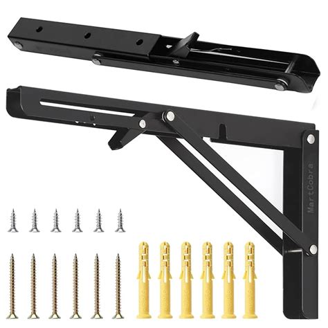 Buy X Folding Shelf Brackets Heavy Duty Floating Shelf Bracket Inch