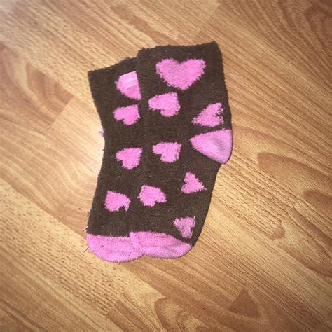 Fuzzy Socks Bundle Cute Heart Fuzzy Socks Keeps Depop