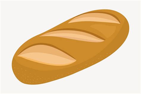 Baguette bread, cute cartoon illustration | Free Photo Illustration - rawpixel