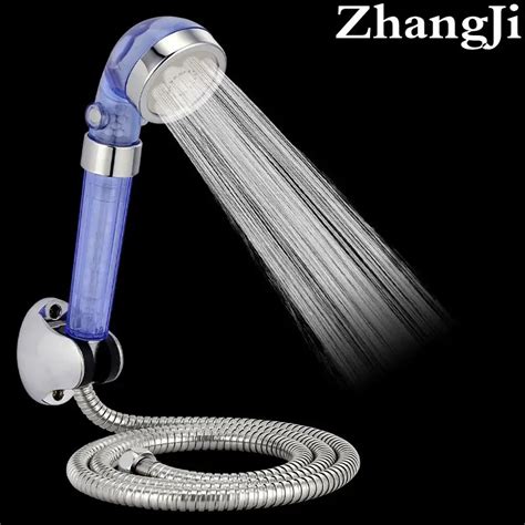 Zhangji Blue Magnet Therapy Shower Head Set Water Saving Anion Spa