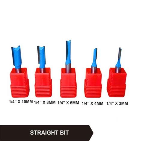 Jual AST STRAIGHT BIT 1 4 X 12 Mm ROUTER TRIMMER Mata Profil Kayu