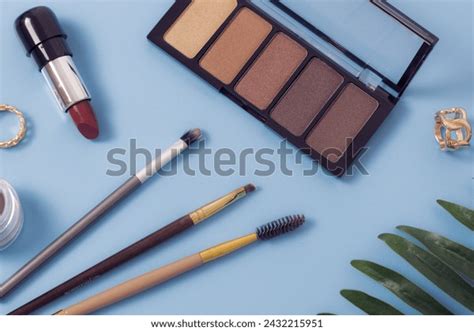 Set Cosmetics Palette Nude Shades Eye Stock Photo 2432215951 Shutterstock