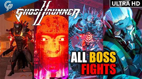 Ghostrunner 2 Brutal Edition ALL BOSS FIGHTS YouTube