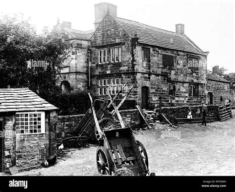 Lumb Hall, Drighlington early 1900s Stock Photo - Alamy