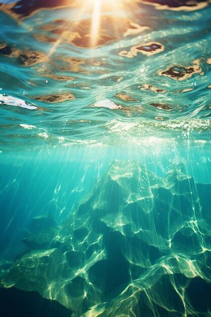 Premium Photo | Underwater Ocean Sunlight