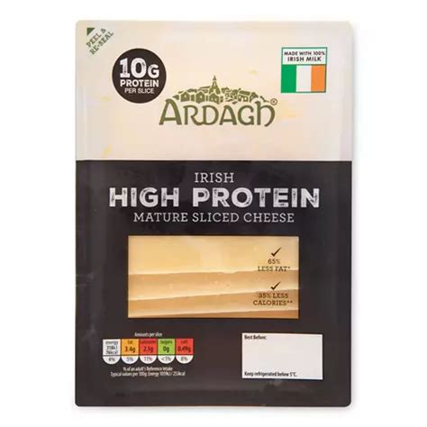 Irish High Protein Mature Sliced Cheese ALDI IE