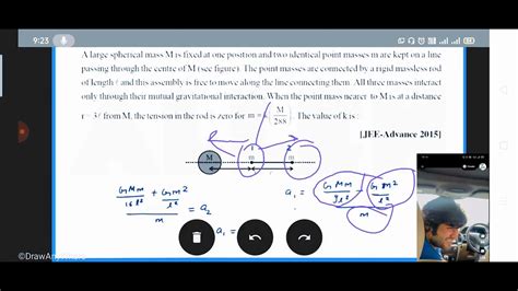 JEE Adv 2015 A Large Spherical Mass M Is Fixed At One Position And