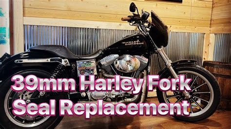 Replacing Fork Seals On Mm Harley Front End Youtube