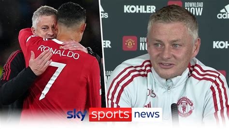 Ole Gunnar Solskjaer Laughs Off Reports That Cristiano Ronaldo S Trying